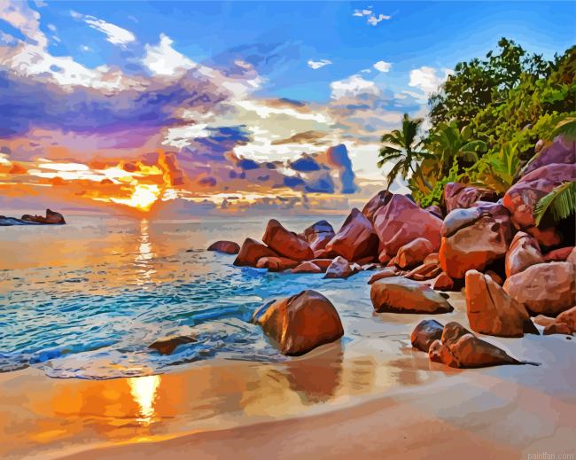 Aesthetic Seychelles Sea Paint By Number.png