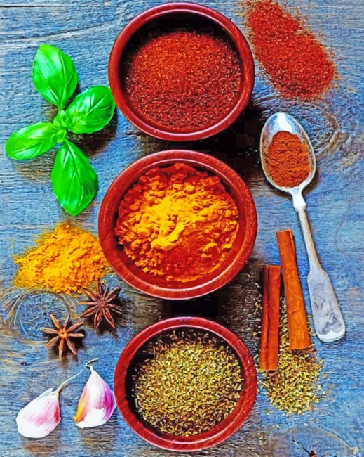 Aesthetic Spices Food Paint By Numbers.png