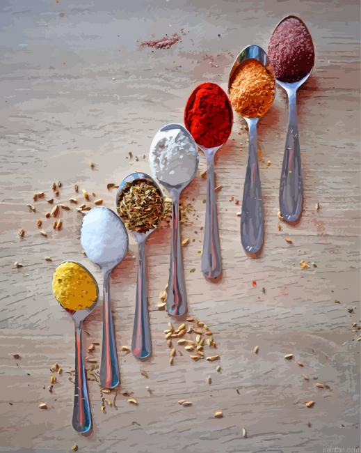 Aesthetic Spoons Paint By Number.png
