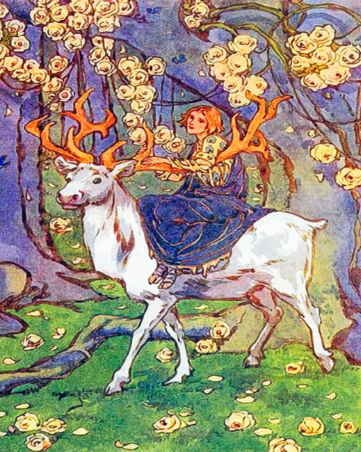 Aesthetic Stag Paint By Number.png
