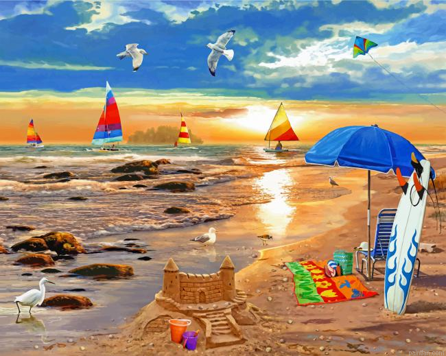 Aesthetic Summer Time Paint By Number.png