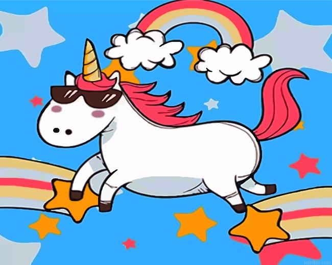 Aesthetic Unicorn Paint By Number.png