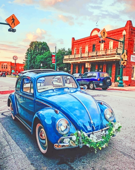 Aesthetic Volkswagen Beetle New Paint By Numbers.png