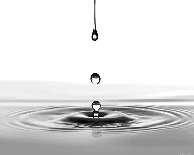 Aesthetic Water Drop Paint By Number.png