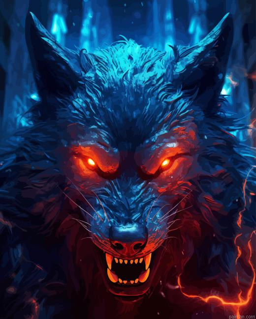 Aesthetic Werewolf Paint By Numbers.png