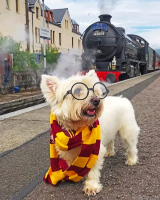 Aesthetic Westie Potter Paint By Number.png