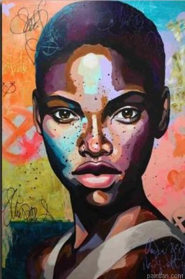 African Girl Paint By Numbers.png
