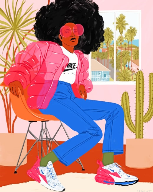 African Girl Style New Paint By Numbers.png