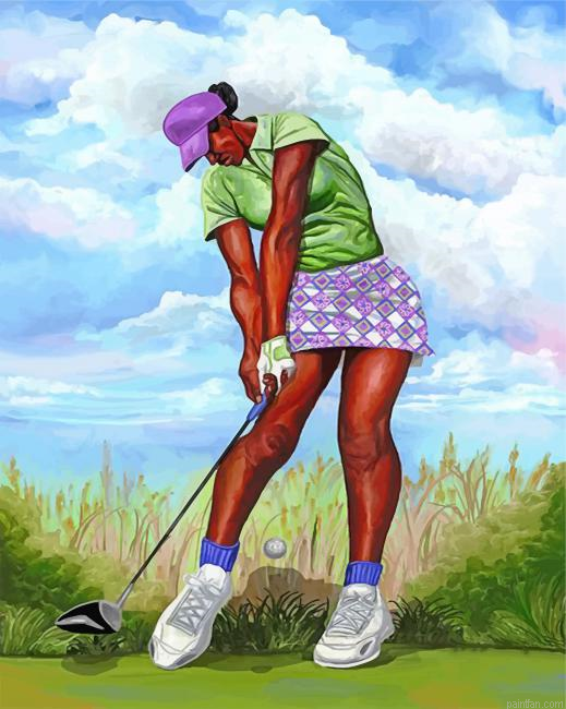 African Golf Player Paint By Number.png