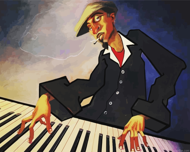 African Piano Player Paint By Number.png