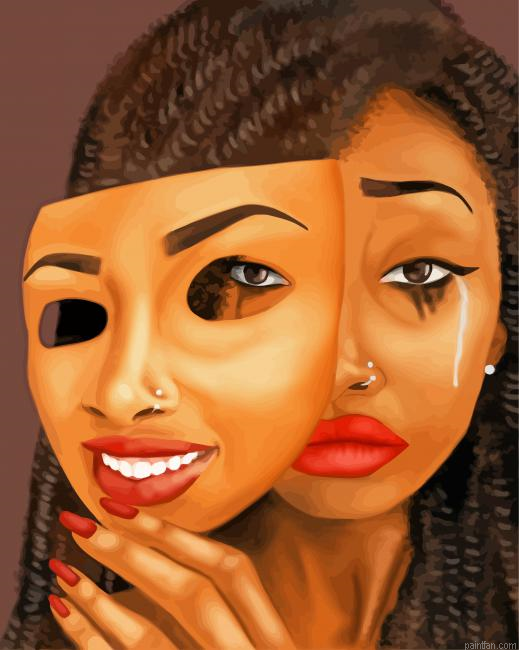 African Woman Crying Paint By Number.png