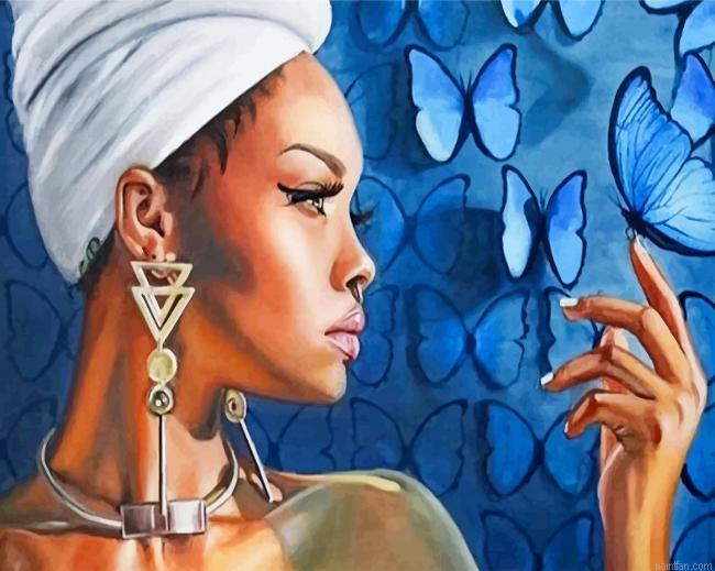 African Woman Paint By Number.png