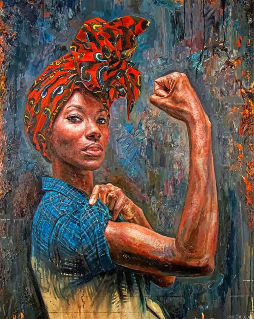 African Woman Power Paint By Number.png