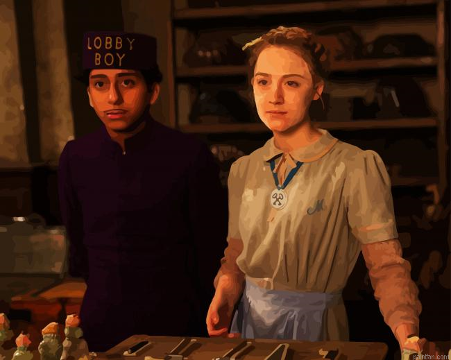 Agatha And Zero The Grand Budapest Hotel Paint By Numbers.png