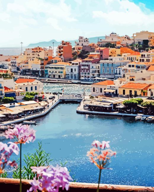 Agios Nikolaos Greece Paint By Numbers.png