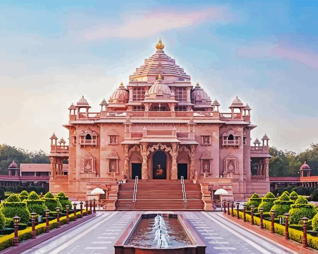Akshardham Paint By Numbers.png