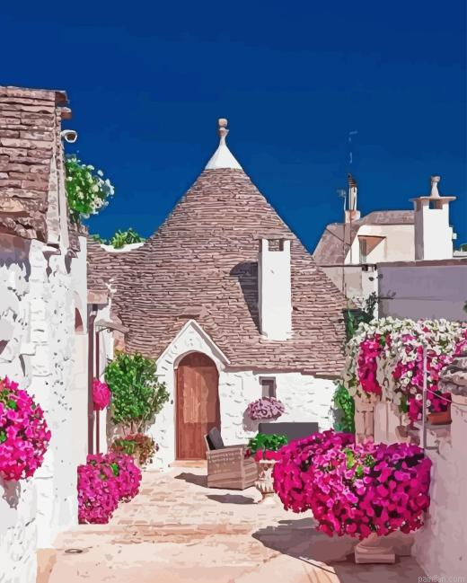 Alberobello Town Paint By Numbers.png