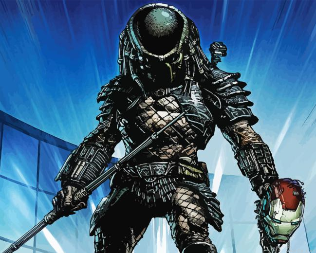 Alien Predator Paint By Numbers.png