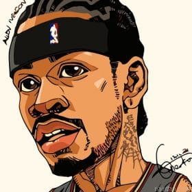 Allen Iverson Basketballer Paint By Numbers.png
