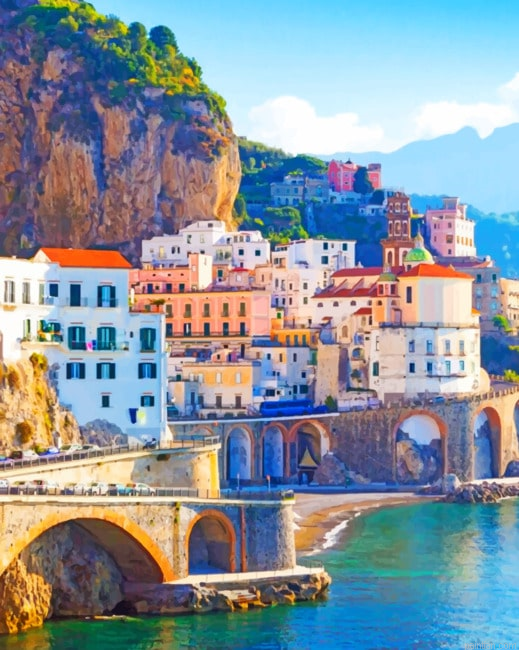 Amalfi Coast Italy Paint By Number.png