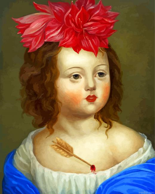 Amaryllis And The Golden Arrow Paint By Number.png