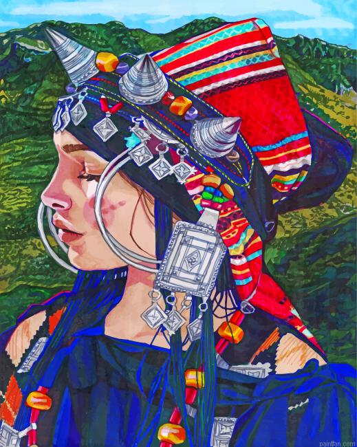 Amazigh Woman Paint By Number.png