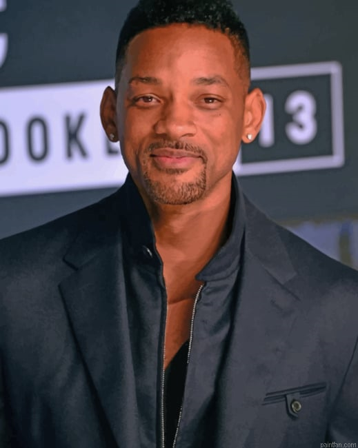 American Actor Will Smith Paint By Number.png