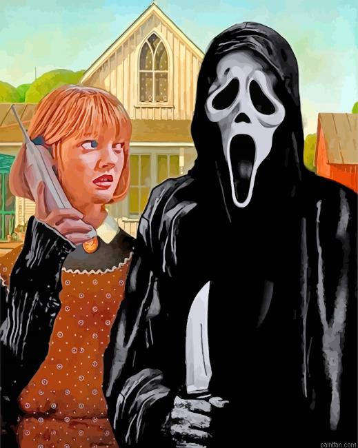 American Gothic Ghostface Paint By Numbers.png