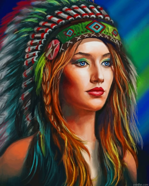 American Red Indian New Paint By Numbers.png