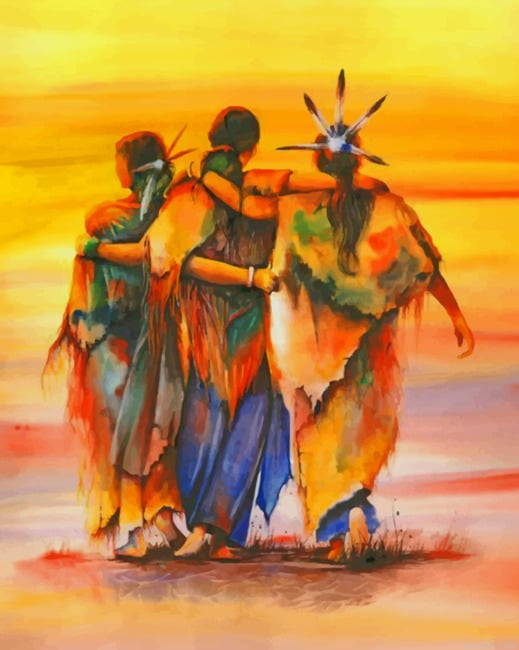 Amerindian Ladies New Paint By Numbers.png