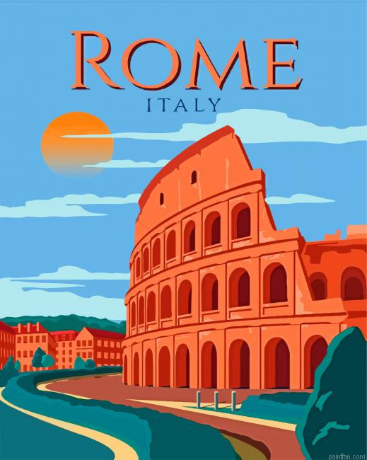 Amphitheatre Rome Paint By Number.png