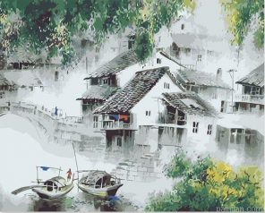 Ancient Town Paint By Numbers.png