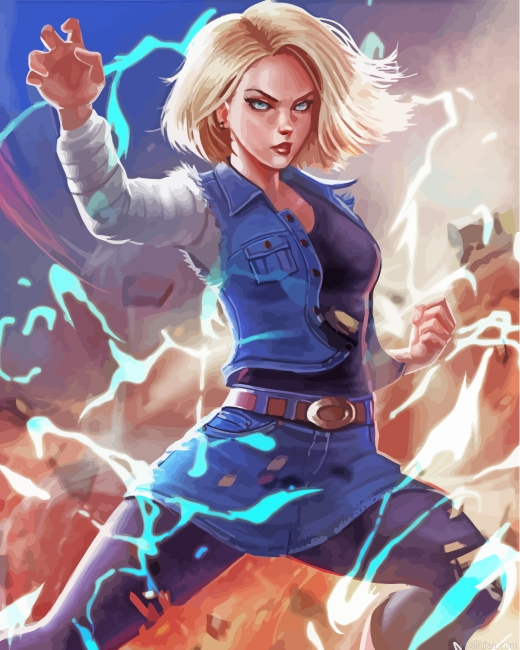 Android 18 Art Paint By Number.png