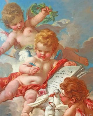 Angel Babies Cherub Paint By Number.png