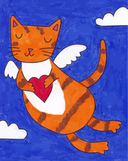 Angel Cat Paint By Number.png