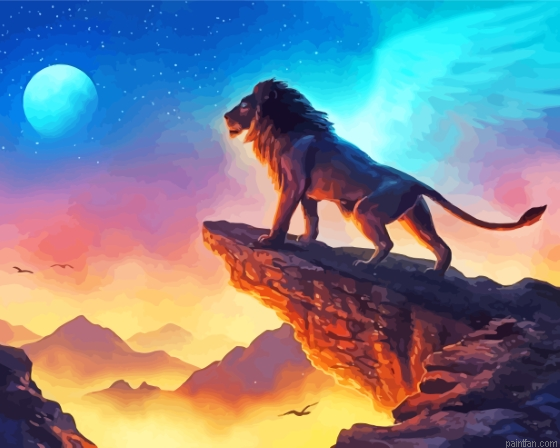 Angel Lion Wings Paint By Numbers.png