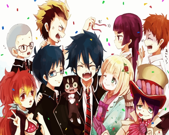Anime Blue Exorcist Characters Paint By Number.png