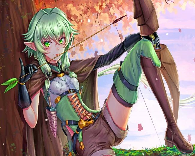 Anime Elf Paint By Number.png