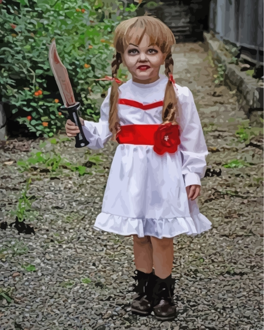 Annabelle Girl Paint By Number.png