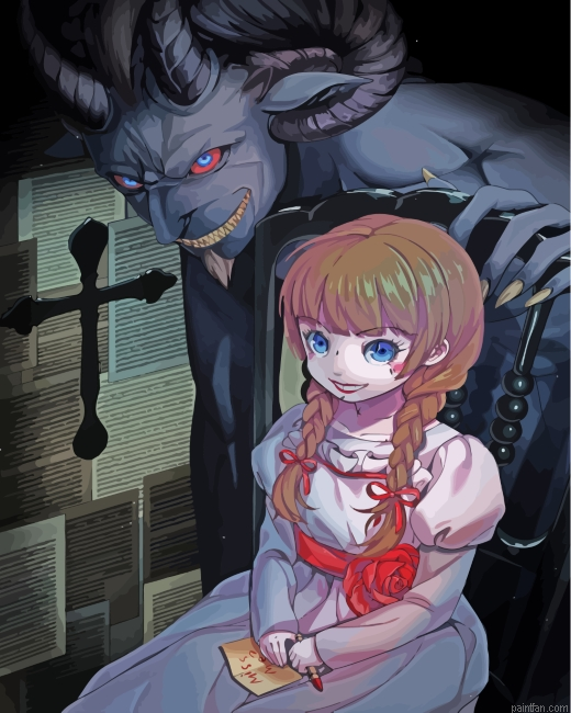 Annabelle Horror Movie Paint By Number.png