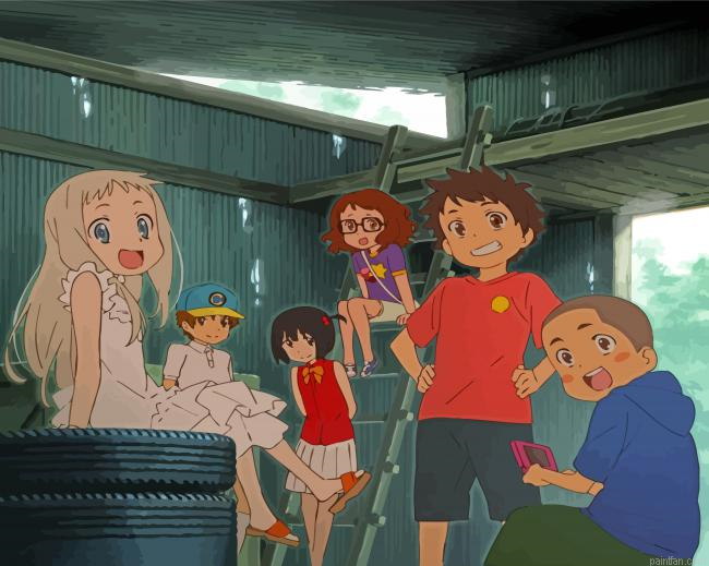 Anohana Anime Paint By Numbers.png
