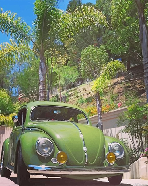 Antique Green Vw New Paint By Numbers.png