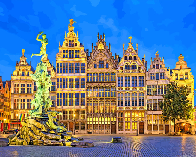 Antwerp Belgium Paint By Number.png