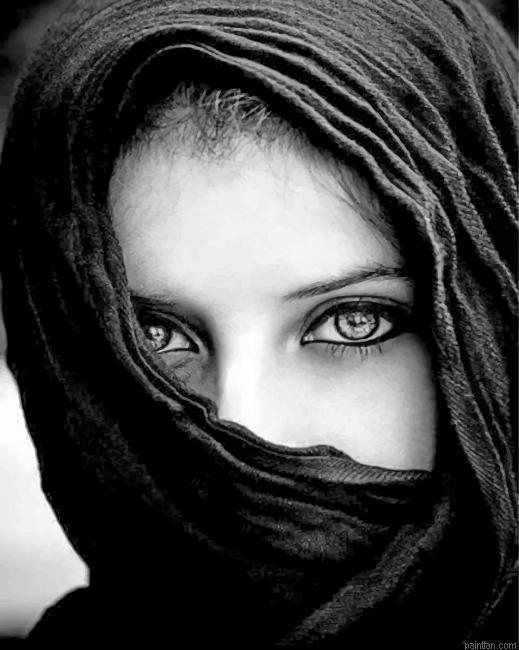 Arabic Woman Paint By Number.png