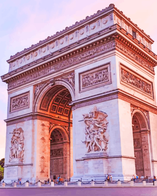 Arc De Triomphe Paint By Numbers.png