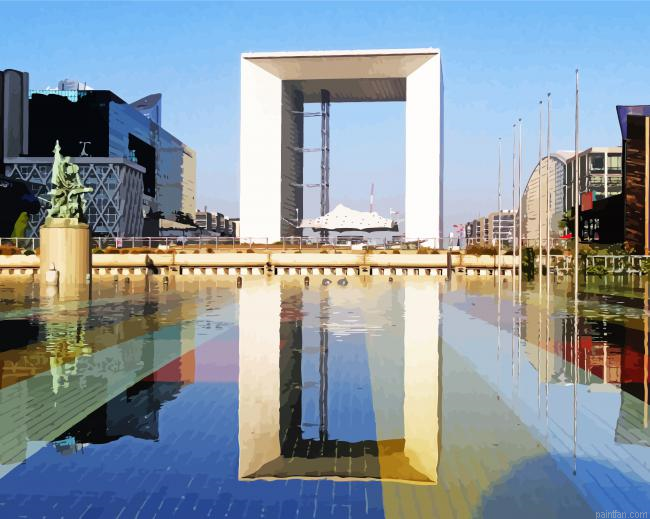 Arch Of Defense In Paris Paint By Numbers.png