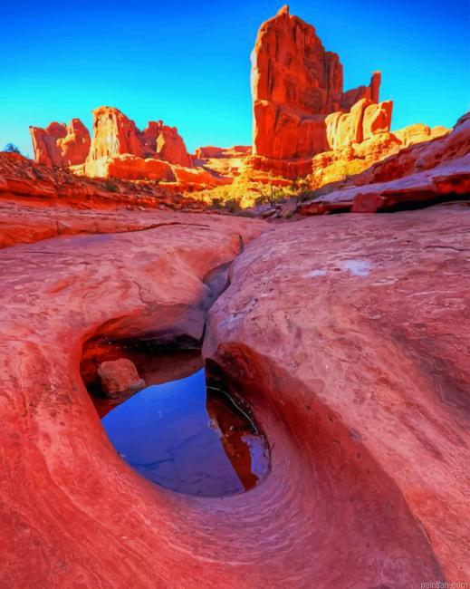 Arches National Park Pools Paint By Number.png