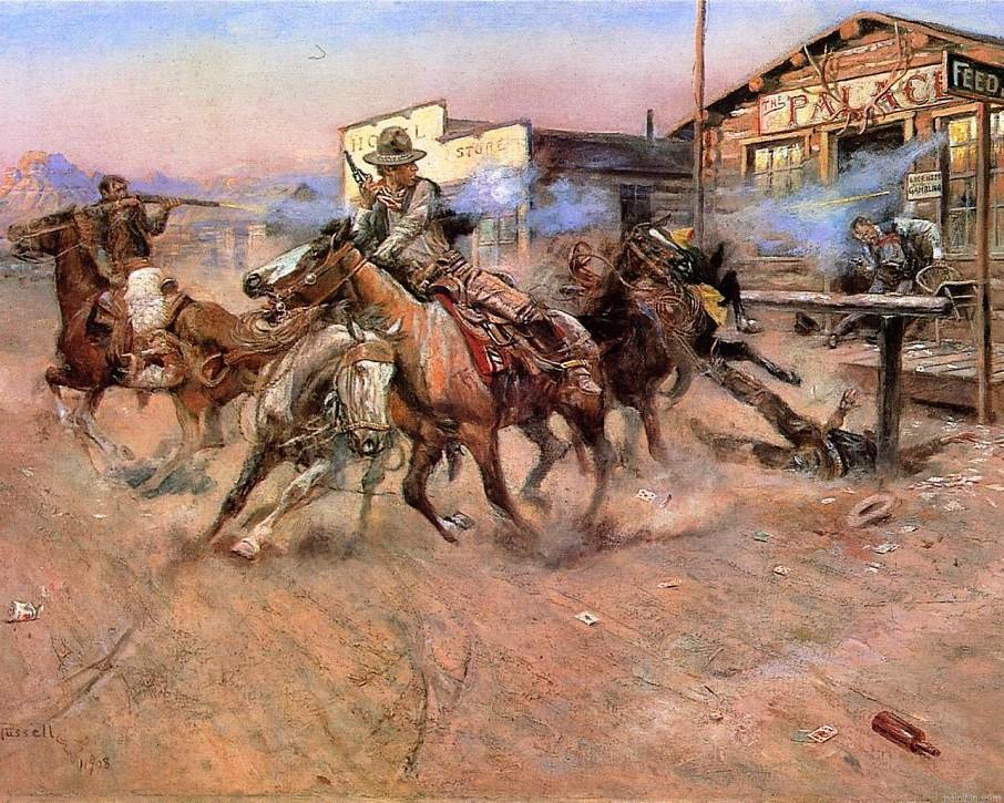 Argument With The Cowboy Paint By Numbers.png