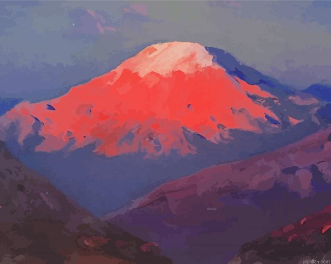 Arkhyp Kuindzhi Kazbek Paint By Numbers.png