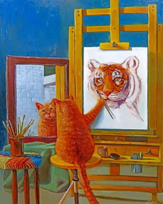 Artist Cat Paint By Number.png